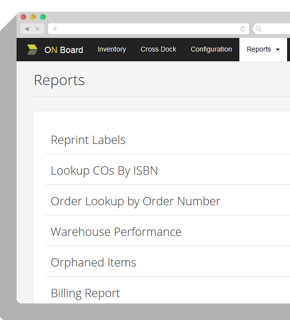 Viewing reports in Orders Now is easy and extremely customizable.