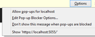 Allow Popups.
