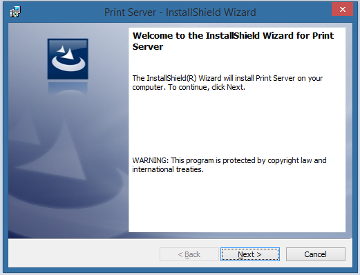 Welcome screen for the installer.